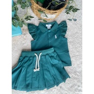 GIRL SET 2 PIECE COLLAR SKIRT BABY ADAMADELIA