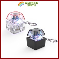 WAUREENSMITH Finger Keyboard Caps, Mechanical Switch Finger Keyboard Cap Fidget Keychain,  DIY Glowi