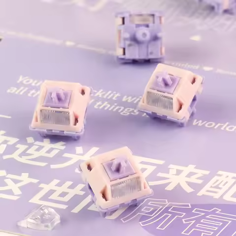 MMD Princess Switch V4 Linear RGB SMD 5pin 28g 38g 45g 48g 53g 62g for mechanical keyboard PC PA66 L