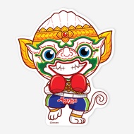 Waterproof Ramakien Sticker-Hanuman Thai Boxing-Muay International