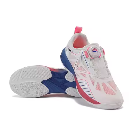 Original Brand Comfortable Breath Badminton Training Shoe Designer Quick Lacing Table Tennis Shoe Pr