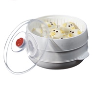 Microwave Steamer Stacking Food Steamer Steam Food Steamer Plastic Material