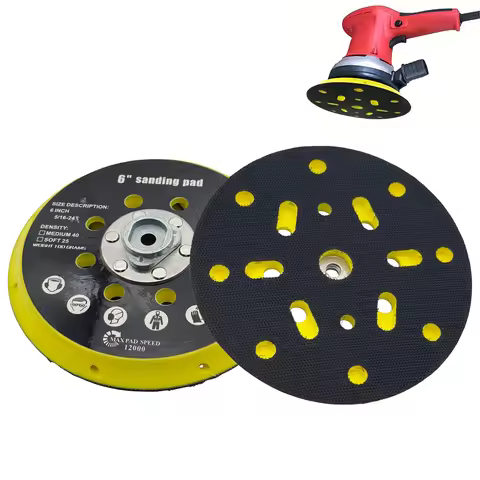 6 Inch 150mm 17 Holes Sander Backing Pad For Makita BO6030 BO6040 For Festool RO1 ES150 ET2 ES / ETS