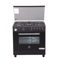 La Germania Range 80cm AM85C 71CNN (Americana Series / Matte Black Body / Gas Oven )