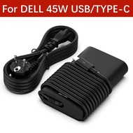 45W USB Type-C Laptop Power Adapter Compatible with Dell XPS 12 13 9365 9370 7390 9380, Latitude 738