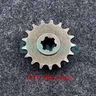 Front Chain Sprocket Pinion 17T T8F 33cc-49cc Mini Pocket Dirt Bike Scooter ATV