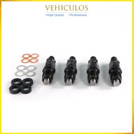 105078-0111 1050780111 78-0111 4pcs Diesel Fuel Injector For Mazda Bravo WL WLT Ford Courier 2.5L WL