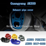 For AK550 AK 550 ak550 PREMIUM Exhaust pipe rear trim cover 2017 2018 2019 2020 2021 2022 2023 Motor