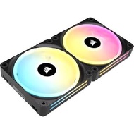 CORSAIR iCUE LINK QX140 RGB スターターキット 140mm PWM RGB PCケースファン (ファン2個、iCUE LINK システムハブ・ケーブルセット) CO-9051