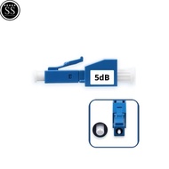 Fiber Optic Attenuator LC/UPC 5dB – LC Male to Female Fiber Optic Signal Damper