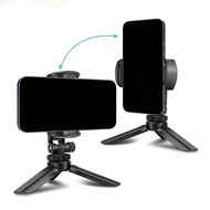 Portable Mini Tripod Stand for Mobile Phone Live Broadcast - Compact and Stable Desktop Tripod