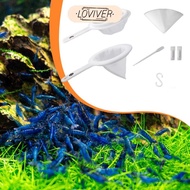 [LOVIVER] Baby Brine Shrimp Sieve Nylon Fine Mesh with Pipettes, Small Fish Aquarium Net 80 and 200 