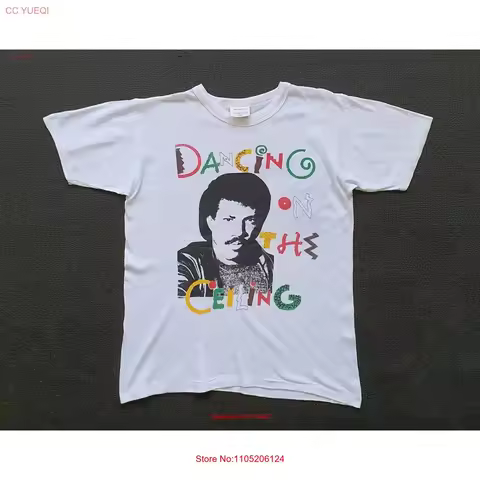 Vintage 1987 LIONEL RICHIE The Outrageous UK Tour Concert T shirt size Medium Rare 1980s 80s America