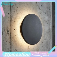 [HoME&life] Round LED Wall Light Outdoor for Garden Patio Bathroom Hallway Facade Sconce 3000K Warm 