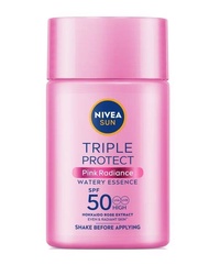 NIVEA Sun Triple Protect Pink Radiance Watery Essence SPF 50 PA+++ นีเวีย ซัน ทริปเปิ้ล โพรเท็ค พิงค์ เรเดียนซ์ วอเตอร์รี่ เอสเซนส์ กันแดด 40ml.