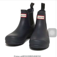 二手鞋櫃 Hunter Chelsea 短靴 雨靴 雨鞋 深藍 午夜藍 台灣沒有賣!
