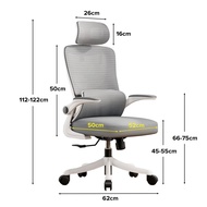 (VISIONSWIPE™) ESMA Office Chair - Office Chairs / Study Chair / Gaming Chair / GRETA Mat