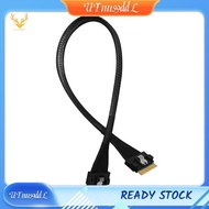 [UTnus9ddL] PCIE4.0x8 SFF8654 to SFF8654 Male to Male Data Cable Slimsas 8X SFF8654 X8 Cable for GPU