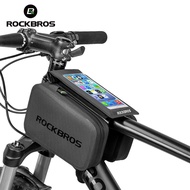 ROCKBROS 2 IN 1 Cycling Bag Waterproof Touch Screen Bicycle MTB Road Bike Top Tube Frame 6.0" Screen Removable Phone Bags