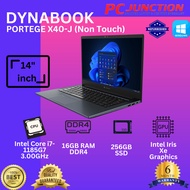 Toshiba Dynabook Portege X40-J X40-K X40-G X30W-K  2 in 1 Intel Core i7 10th 11th 12th Gen 16GB DDR4