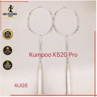 GENUINE KUMPOO K520 PRO WHITE YELLOW BADMINTON RACKET