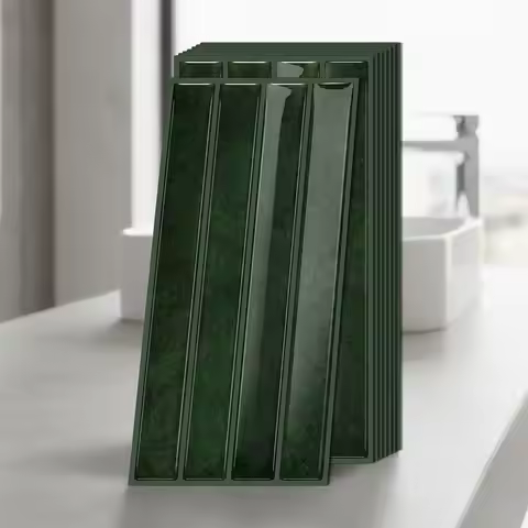 Multicolor Tile Wall Sticker Waterproof Self-Adhesive Decorative Stickers 3D Design Tile Pattern Bac