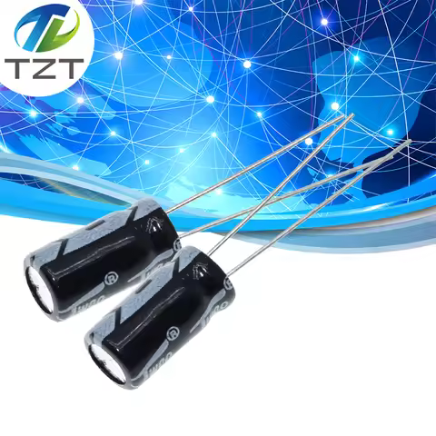 50PCS Higt quality 35V 100UF 6*12mm 100UF 35V 6.3*12 Electrolytic capacitor