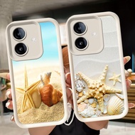 Soft Casing for OPPO A5 A79 A3X A3 A5i Pro A5X 5G White Q34 Beach Shell