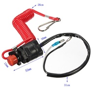 Boat Motor Emergency Kill Stop Switch for Yamaha /Tohatsu Outboard Stop Kill Switch Cut Off Switches