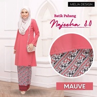 [SALES] By Melia Design Baju Kurung Pesak Pahang Plain Kain Batik