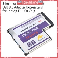 ci 54mm for Express Card 3 Port USB 3 0 Adapter Expresscard for Laptop FL1100 Chip