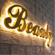 Custom name Engraved Letters Wood Carving Letters Glowing Names Price per Word Package 8-9 Letters