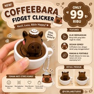 Capybara Fidget Clicker Toy coffee coffee Clicker Fidget/