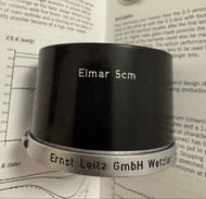Leica Leitz Itooy hood (narrow band) Elmar 5cm Lens Hood