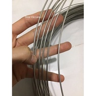 Shiny 2mm stainless steel wire, soft wire (price 10 meters)