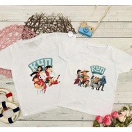 Super cool Kun farmer family boy-girl t-shirt