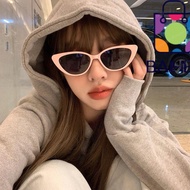 BAIHEE Sun Protection Sun Glasses, UV400 Small Frame Cat Eye Shape Sunglasses, Fashion Colorful 90s 