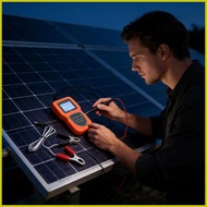 Solar Meter 500W Portable Battery Free Power Usage Monitor Multimeter Tester for Outdoor Home Apartm