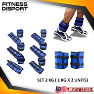 Leg Sandbags For Running Fitness in Blue (2 KG)