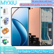 Amoled สำหรับ Realme 12 Pro Plus จอ LCD Digitizer หน้าจอ LCD RMX3840แทนการประกอบสำหรับ Realme 12pro