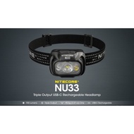 Nitecore NU33 BLACK 700L LED Rechargeable Headlamp