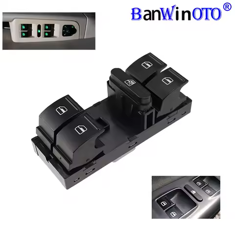 1Z0959858B Power Electric Window Master Switch Control Button Console For Skoda Fabia Octavia Superb