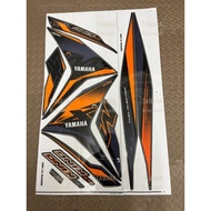 Yamaha Y15 Y15zr Body Cover Stripe Sticker Mx king orange 2019
