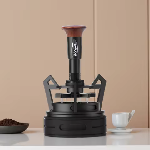 IKAPE V3 Espresso Rotary WDT, Espresso Stirrer Distribution Tool for Barista, 0.25MM 9 Needles Coffe