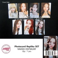 \NEW/ Photocard Replika Set NMIXX ENTWURF ( Laminasi Glossy )