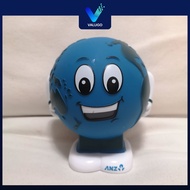 Vintage ANZ Bank World Globe Coin Bank