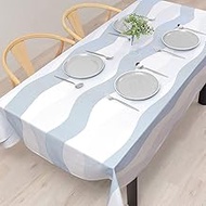 Style Decor Tablecloth, 100% Cotton, Stylish, Rectangular, Nordic, 47.2 x 59.1 inches (120 x 150 cm)