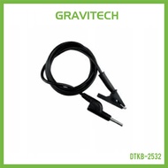 [Gravitechthai]2mm Banana to Alligator Jack Cable 100cm-Black