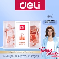 Binder Clips Deli Rose Gold 25mm 12pcs - 78201