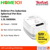 Tefal Delirice Pro Induction Spherical Pot Rice Cooker 1.5L RK808A